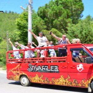 Cabrio Bus Safari & Green Lake hajós kirándulás ebéddel